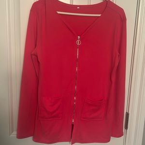 Zip Up Lightweight Sweater